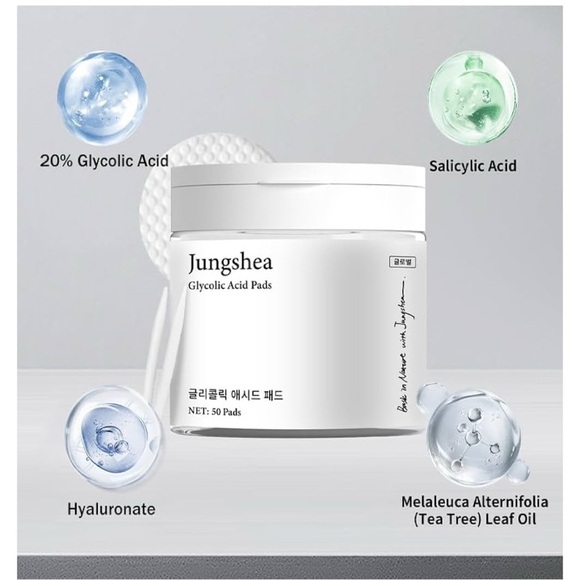 Resurfacing Pad Glycolic Acid Pads for Face: Facial Exfoliating Cleansing Peel - Picture 3 of 5